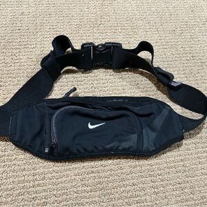 Nike Running Belt. Adjustable. Two compartments. Perfect for phone, keys, etc.